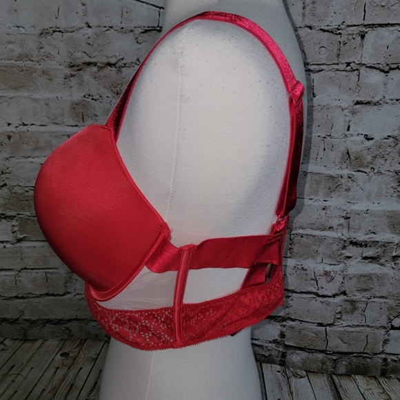 Victoria's Secret Very Sexy Push Up Bra 36 DD Red - Picture 2 of 14